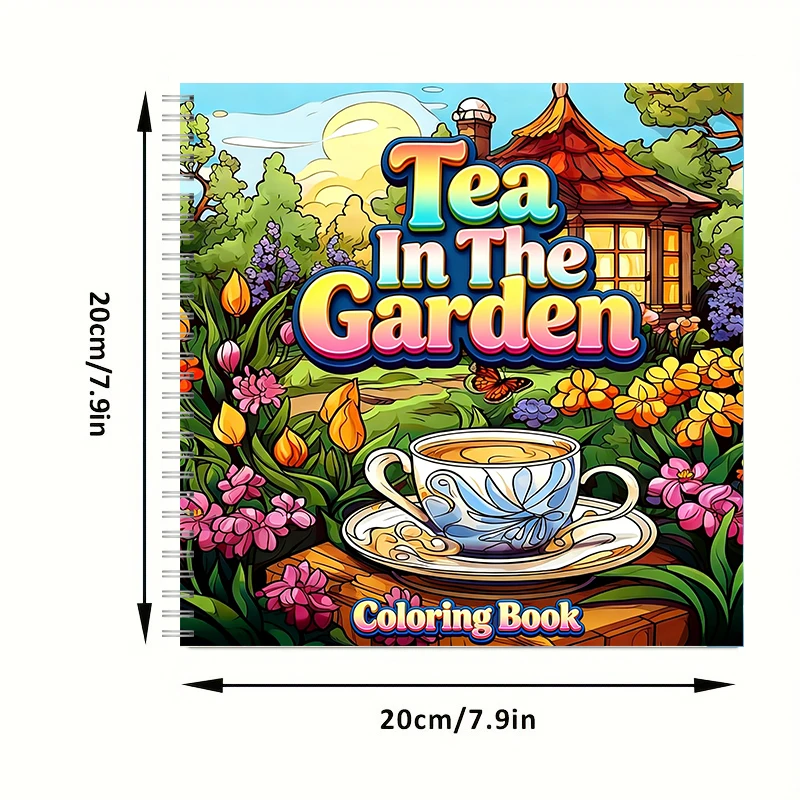 Tea In The Gardens Coloring Bo - đánh giá và giá Chalk Bag